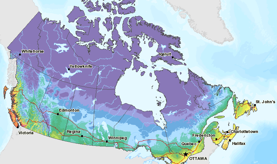 hardiness zones Canada Kingsway Greenhouse